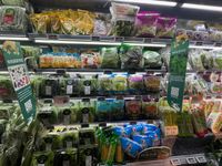 Organic vegetable in a shopping mall in Shanghai sep 23